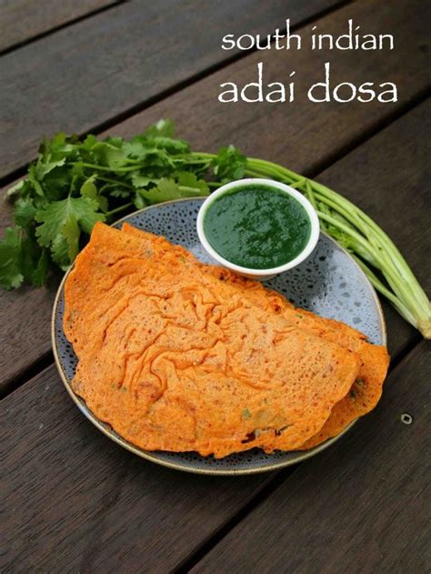 adai recipe | adai dosa recipe | how to make south indian adai dosai