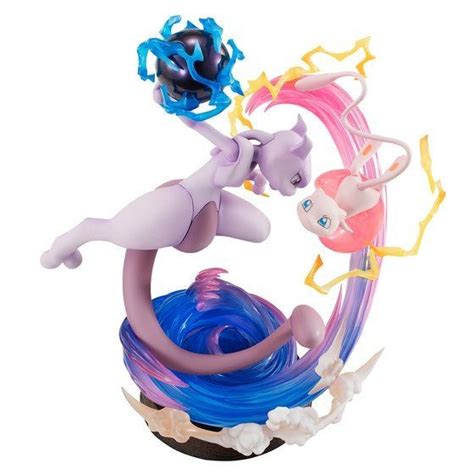 Crunchyroll - New G.E.M.EX Figure Captures Upcoming Mew vs. Mewtwo Battle