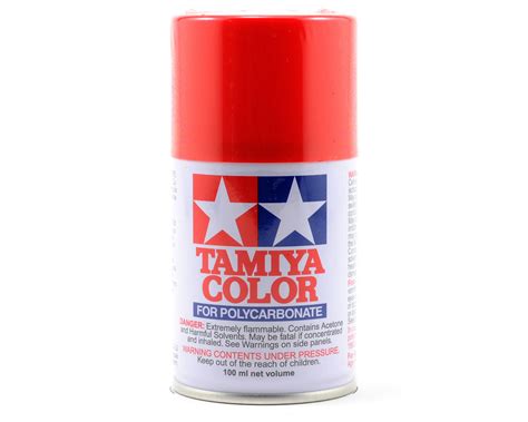 Tamiya PS-34 Bright Red Lexan Spray Paint (100ml) [TAM86034] - HobbyTown