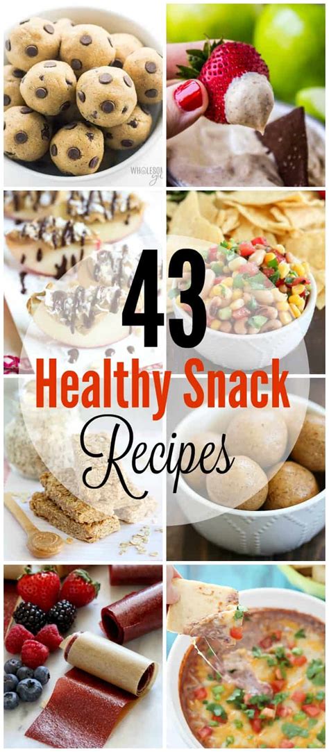 43 Healthy Snack Ideas for All Ages - Yummy Healthy Easy