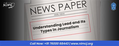 Understanding Lead and Its Types in Journalism