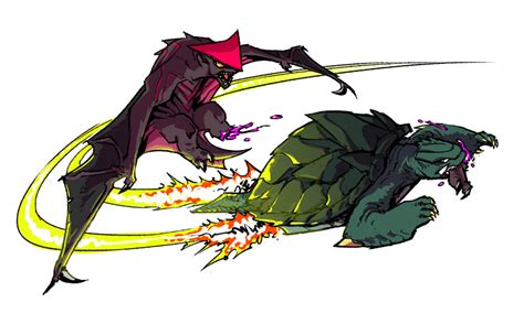 Gamera vs Gyaos! by mooncalfe on DeviantArt