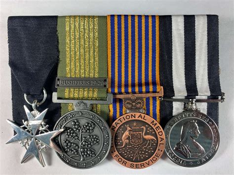 Order of St. John, NEM, National Medals, St. John Long Service Medals ...