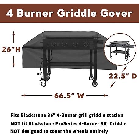 Grillfest Heavy-Duty Waterproof Griddle Cover for 4-Burner Griddles at Tractor Supply Co.