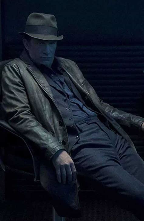 Thomas Jane The Expanse Joe Miller Black Leather Trench Coat