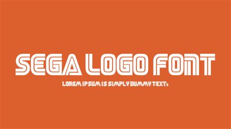 Sega Logo Font : Download Free for Desktop & Webfont