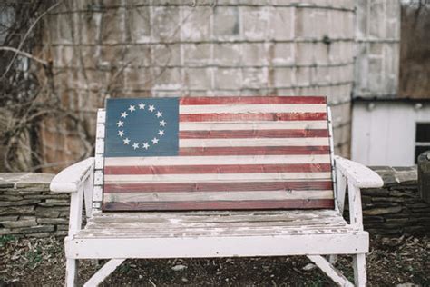 Gallery of Wooden American Flags Made by Combat Vets