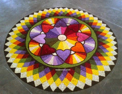 60 Most Beautiful Pookalam Designs for Onam Festival