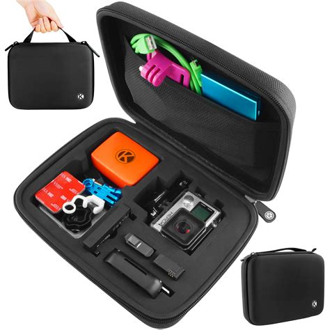 CamKix Carrying Case Compatible with Gopro Hero 4, Black, Silver, Hero+ ...