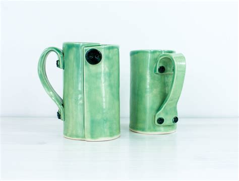 Button Mug | Handmade Mug | Unique Mugs | Pottery – Off Your Rocker Pottery