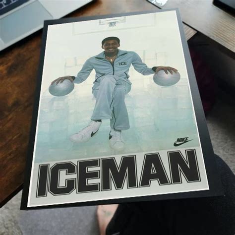 George Gervin Iceman Poster - Etsy