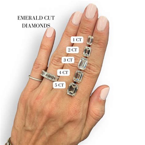 Here's What Diamonds Look Like from 1 to 5 Carats