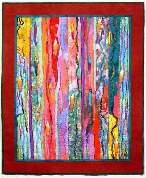 Fiber Art Quilt Art Wall Hanging Contemporary Quilt Modern | Fiber art quilts, Contemporary art ...