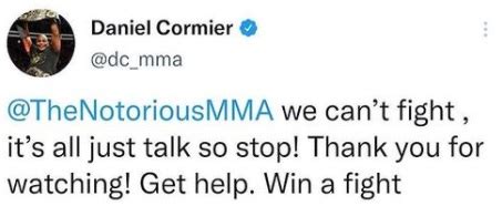 Conor McGregor targets Daniel Cormier in tweets for being ‘fat mess’