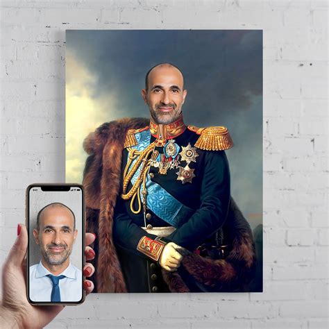 The Grand Marshal | Custom Royal Portrait | Turn Me Royal