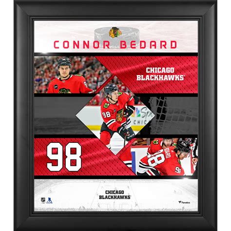 Lids Connor Bedard Chicago Blackhawks Highland Mint 13'' x 13'' Impact ...