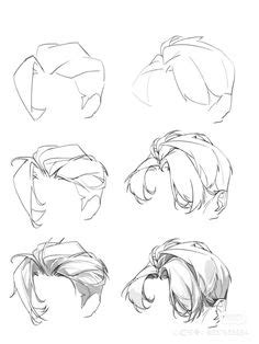 Male hairstyles drawing