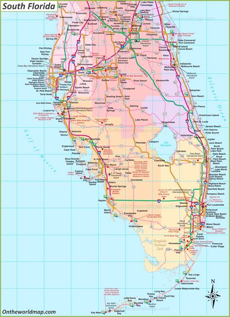 Map Of South Florida East Coast - San Antonio Map