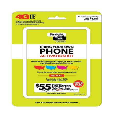 Straight Talk Sim Card Kit Verizon - Amazon Com Tracfone Bring Your Own ...