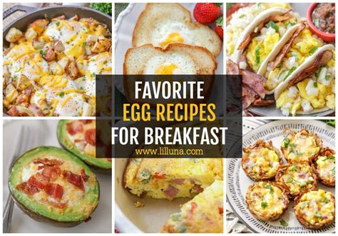 25+ Easy Egg Recipes Perfect for Breakfast | Lil' Luna