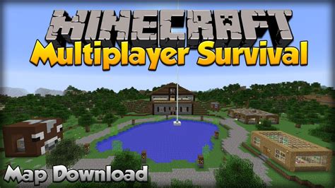 Minecraft Multiplayer Survival Map Download + Tutorial - YouTube