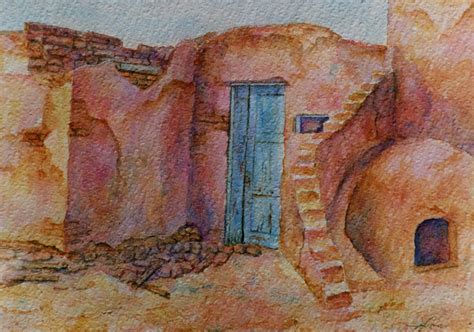 A Small Corner of Taos Pueblo Painting by Ann Peck - Fine Art America