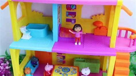 Dora The Explorer Play Dollhouse Casa de Dora La Exploradora Dora's House Playset Fisher Price ...