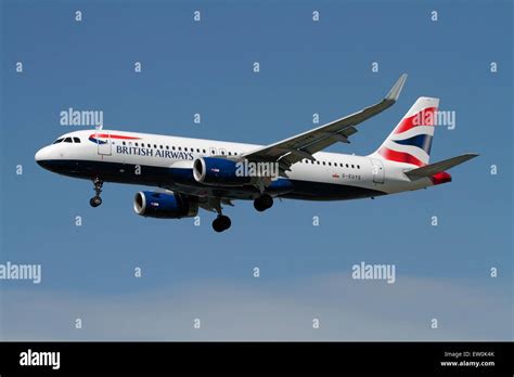 British Airways Airbus A320 passenger jet plane with sharklets ...