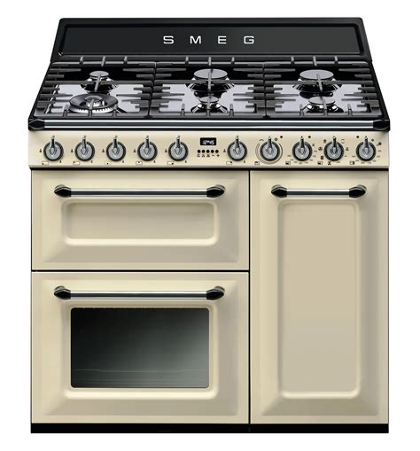 Smeg Dual Fuel Range Cooker with Gas Hob, TR93P | Departments | DIY at B&Q