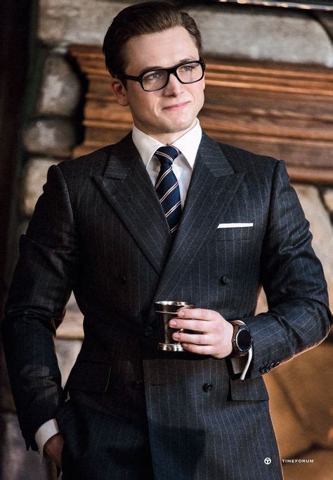 Taron Egerton. What can you say? I died. | Taron egerton kingsman, Kingsman suits, Kingsman