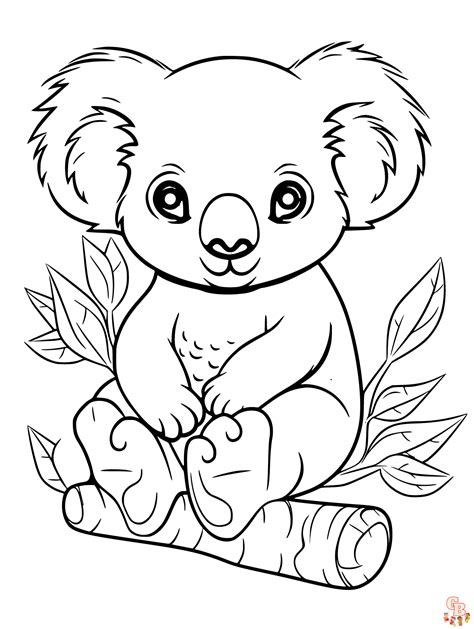 Share 85+ best coloring pages koala , 100% free printables - Shill Art