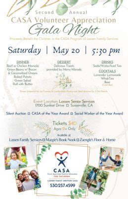 LFS releases more details about CASA Gala – Lassen News