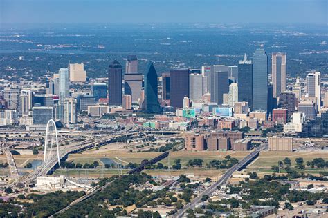 Aerial Photo | Dallas City Skyline