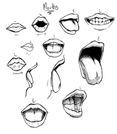 How To Draw Human Teeth Sketch | Sketch Drawing Idea