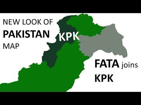 Changes inside in Pakistan's Map – KPK Map after FATA Merges - YouTube