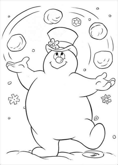 Free Printable Frosty the Snowman Coloring Pages - Best Coloring Pages ...