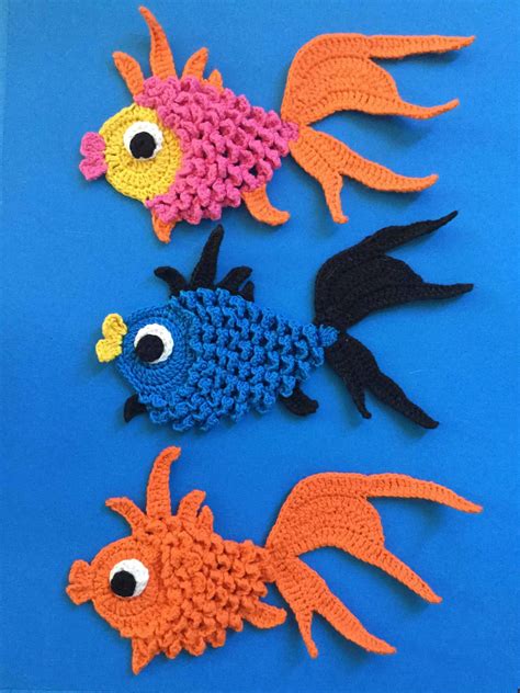 Fantail Goldfish Crochet Pattern • Kerri's Crochet