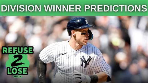 MLB Division Winners Prediction - YouTube