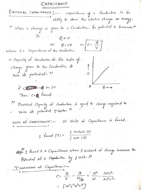 Capacitance | PDF