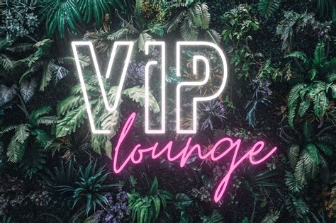 VIP Lounge Neon Sign Club Neon Sign Bar Neon Sign Custom - Etsy