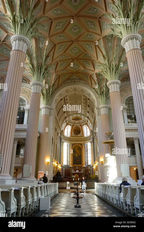 Neoclassical interior of Nikolaikirche in Leipzig Stock Photo - Alamy