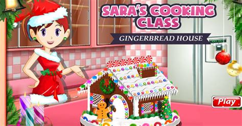 Sara's Cooking Class: Gingerbread House - Play Online at GoGy Games