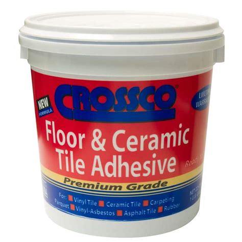 Crossco 1-gal. Floor and Ceramic Tile Adhesive-AD160-4 - The Home Depot