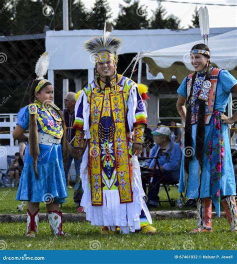 Family Of Native Brazilian Indians In The Meeting Between Indigenous ...