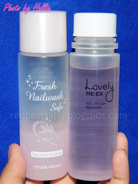 Random Beauty by Hollie: Etude House Fresh Nailwash Safe VS The Face ...