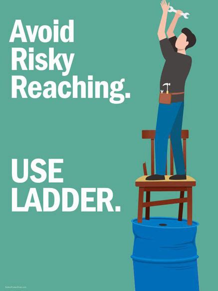 Ladder Safety Posters | Safety Poster Shop