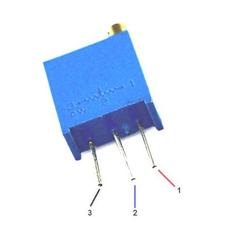 3296 Potentiometer Pinout | Electronics basics, Electronics storage, Arduino projects