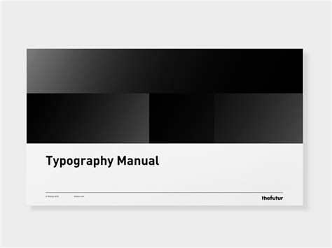 Typography Manual