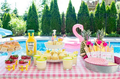 simply-tropical-pool-party - The Polka Dot Chair