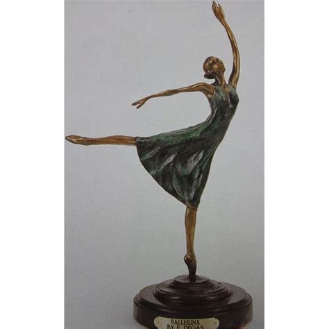 "Ballerina" Bronze Sculpture - Degas